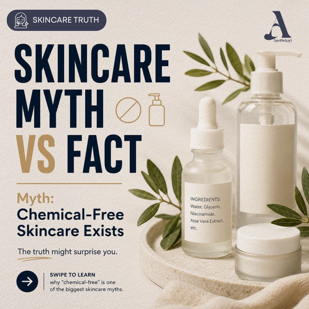 Chemical-Free" Skincare Real? The Truth Explained