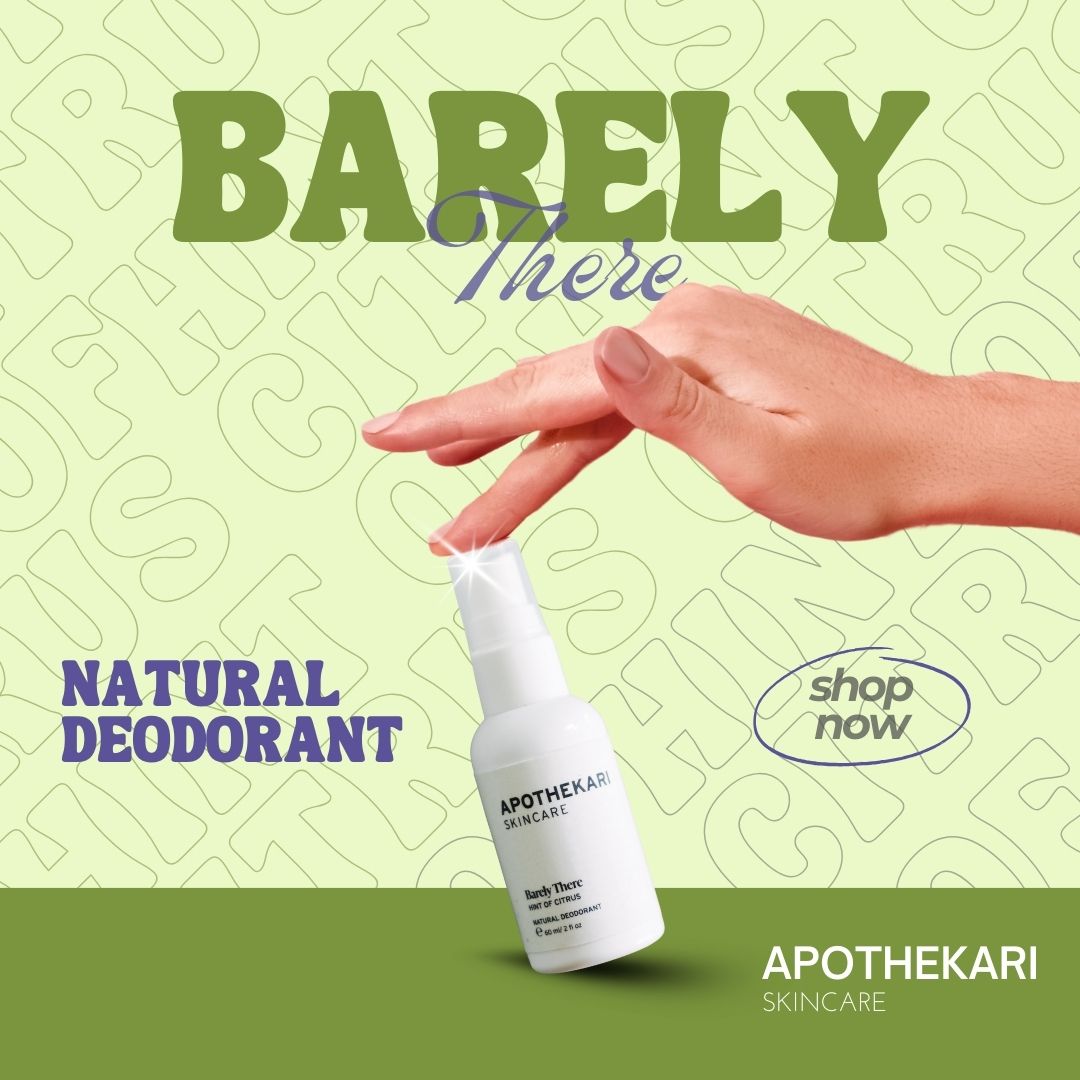 Barely There Natural Deodorant Spray