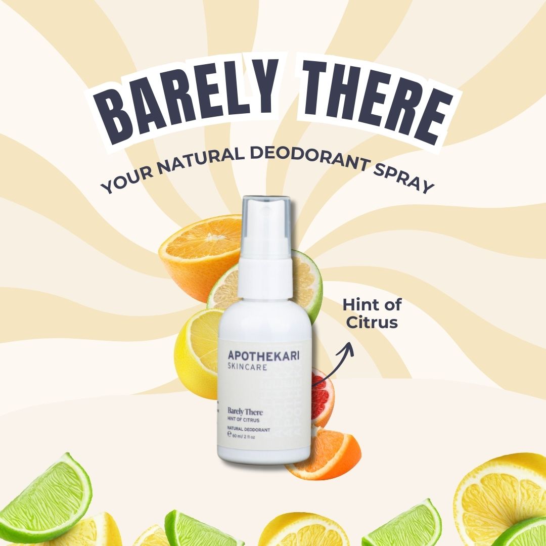 Barely There Natural Deodorant Spray