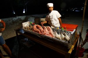 Barbecued Fish on the Beach