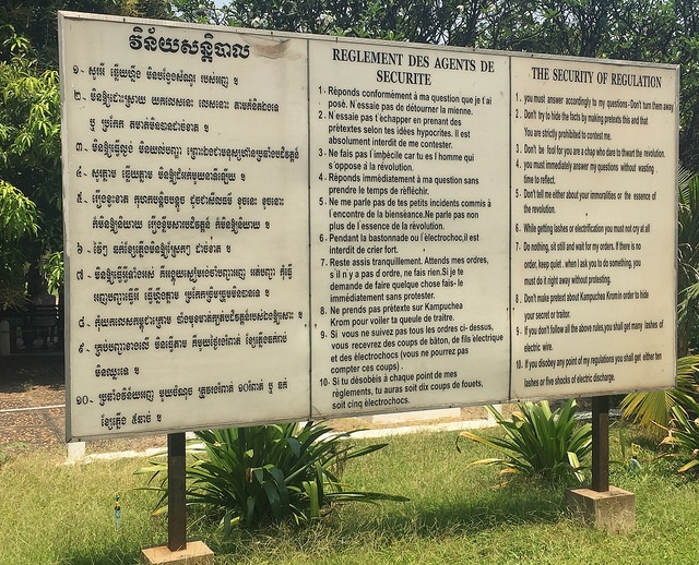 Tuol Sleng Prison Rules
