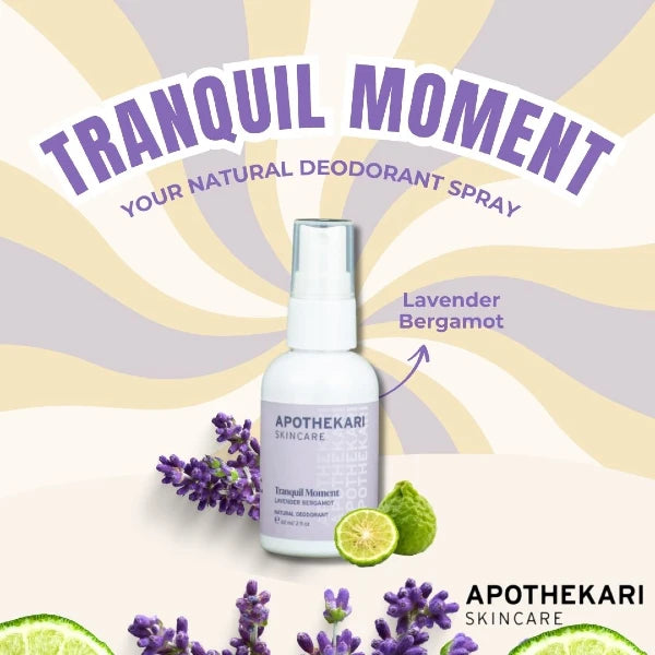 The Best Natural Deodorant for Whole-Body Freshness: Apothekari’s Tranquil Moment Spray