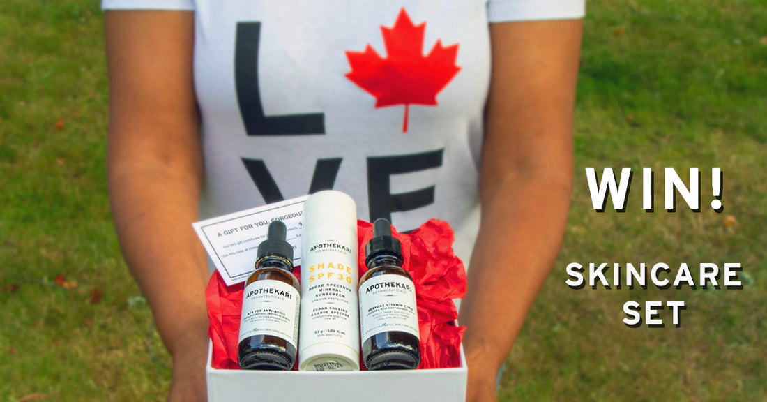 Canada Day Contest - Win! Apothekari Skincare Set