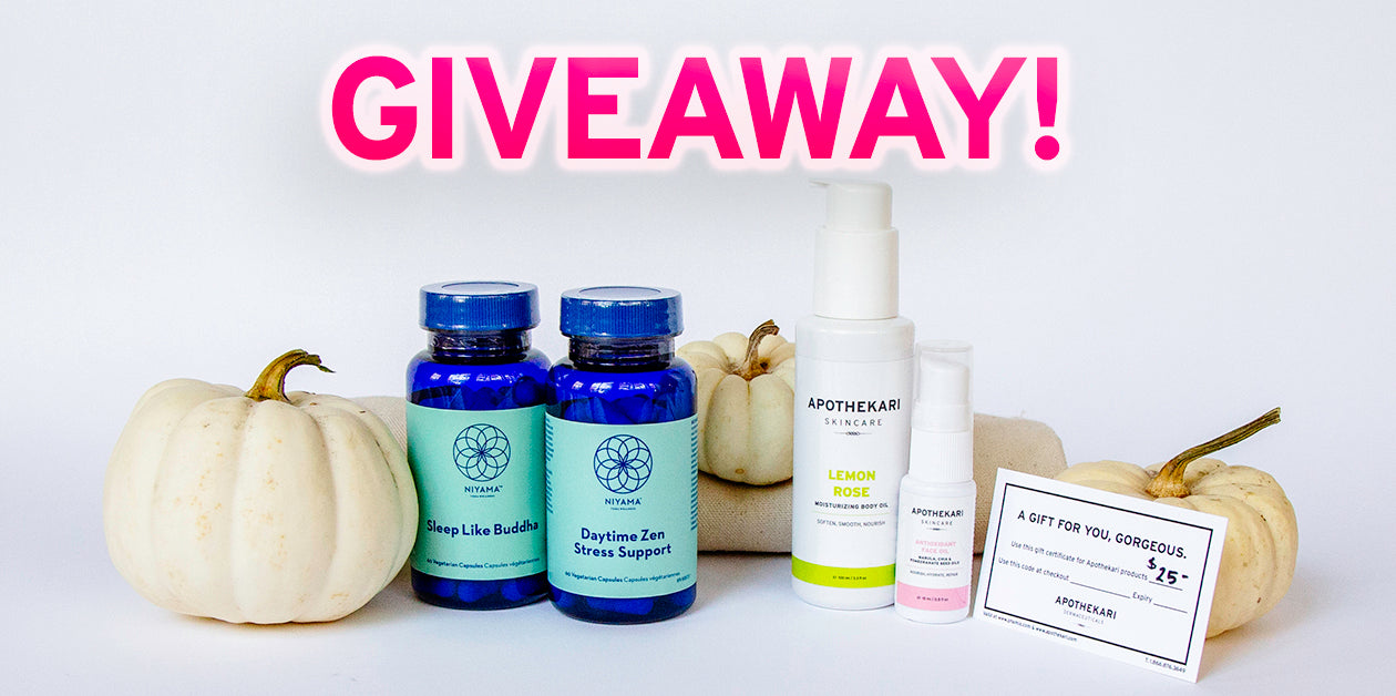 Nourish to Flourish Giveaway - Win! $215 Skincare & Wellness Products
