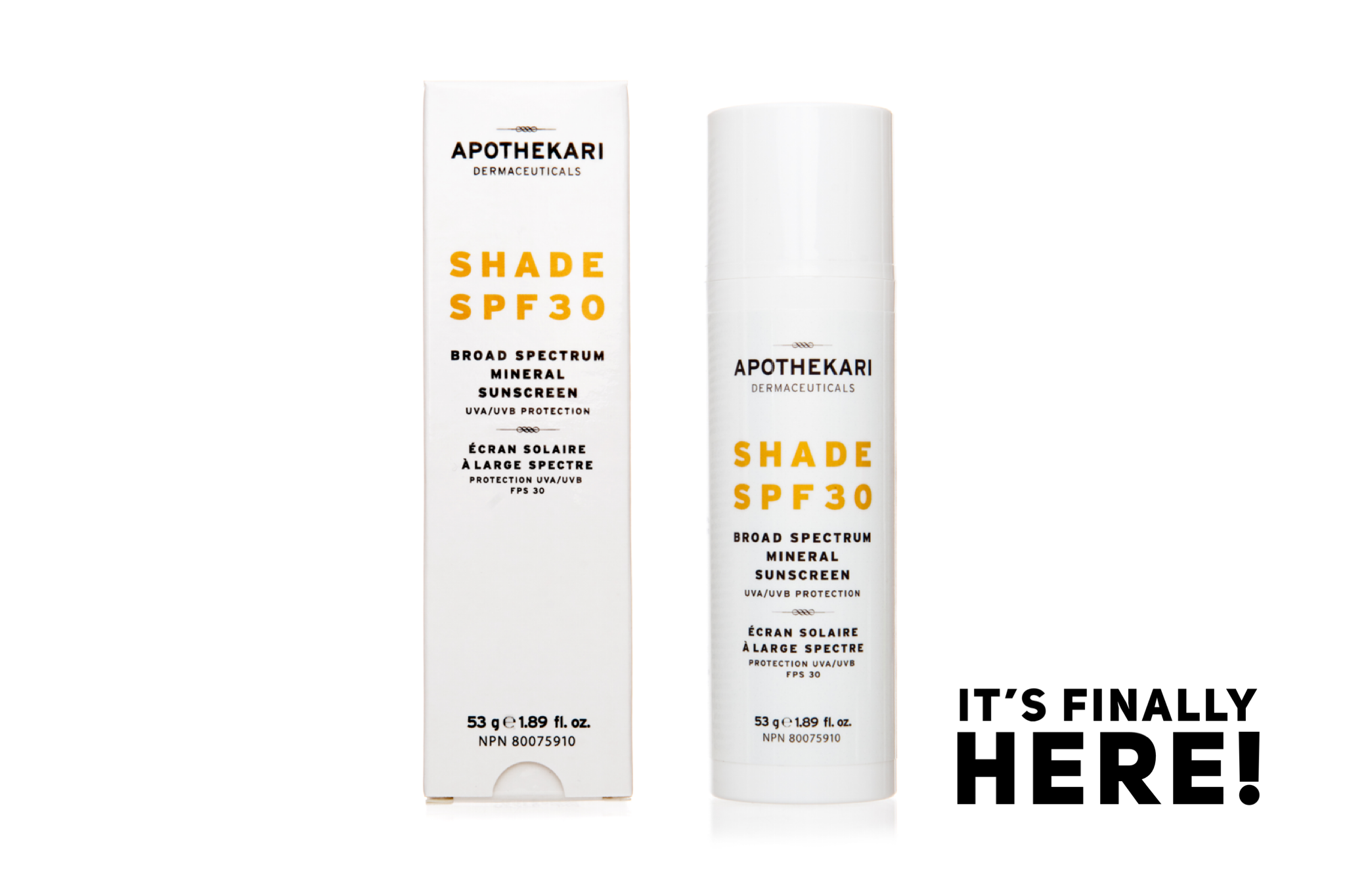 New Shade SPF 30 Sunscreen is Here! – Apothekari Skincare
