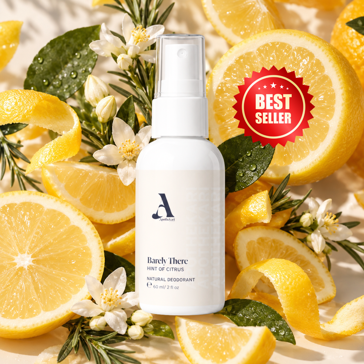 Barely There Natural Deodorant Spray