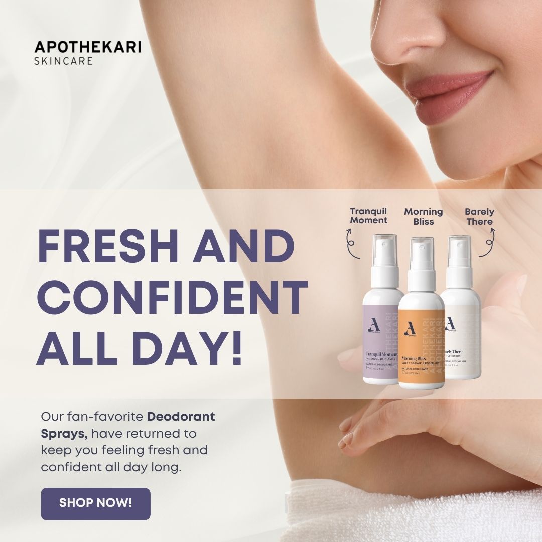 pH Balance Deodorant Spray Set | Natural Deodorant