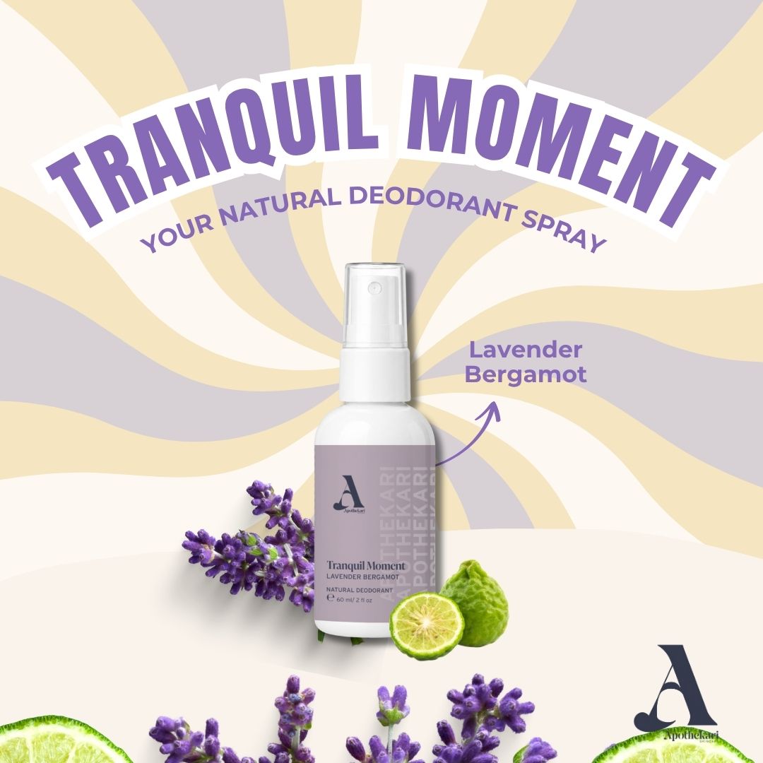 Tranquil Moment Natural Deodorant Spray | Zen Lavender Scent