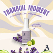 Tranquil Moment Natural Deodorant Spray | Zen Lavender Scent