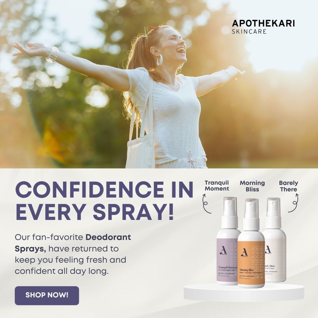 pH Balance Deodorant Spray Set | Natural Deodorant