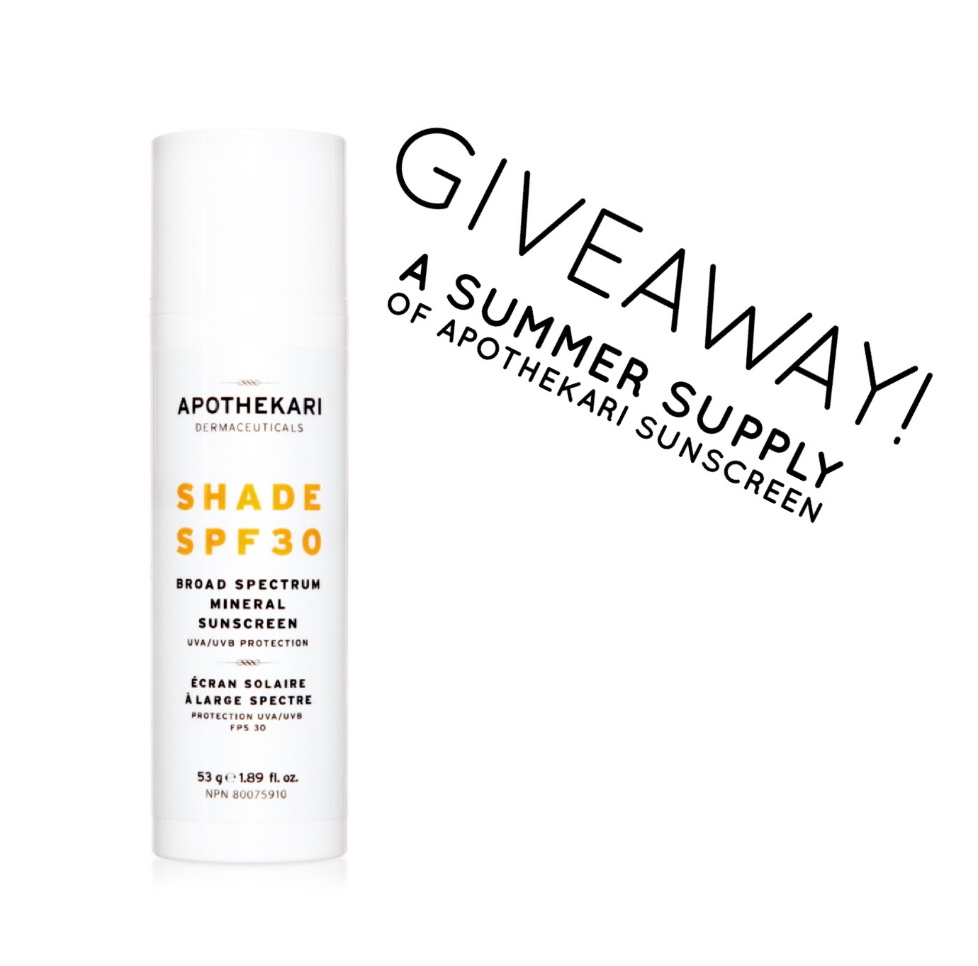 You are currently viewing A Sunscreen Giveaway