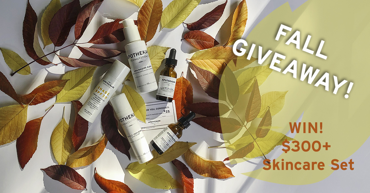 Read more about the article Fall Giveaway – Win! Apothekari Skin Set