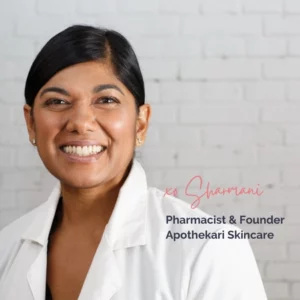 Apothekari Skincare Sharmani Founder
