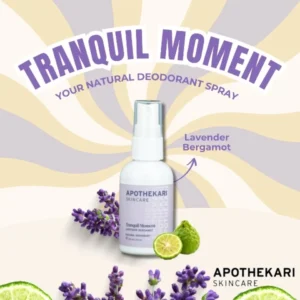 Read more about the article The Best Natural Deodorant for Whole-Body Freshness: Apothekari’s Tranquil Moment Spray